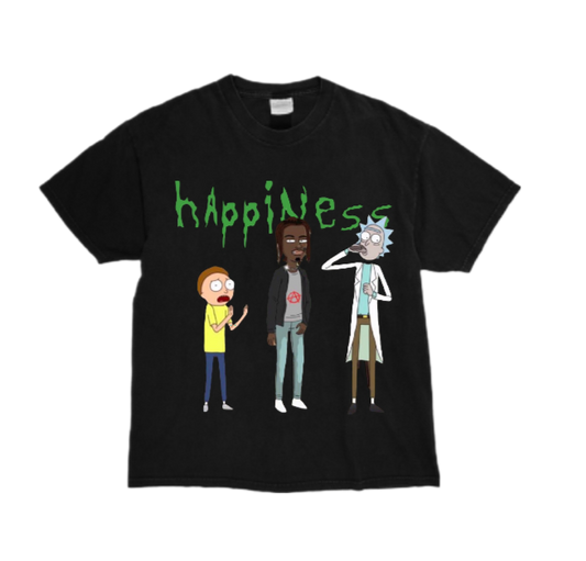 Rick n Morty w/ Carti Happiness Tee