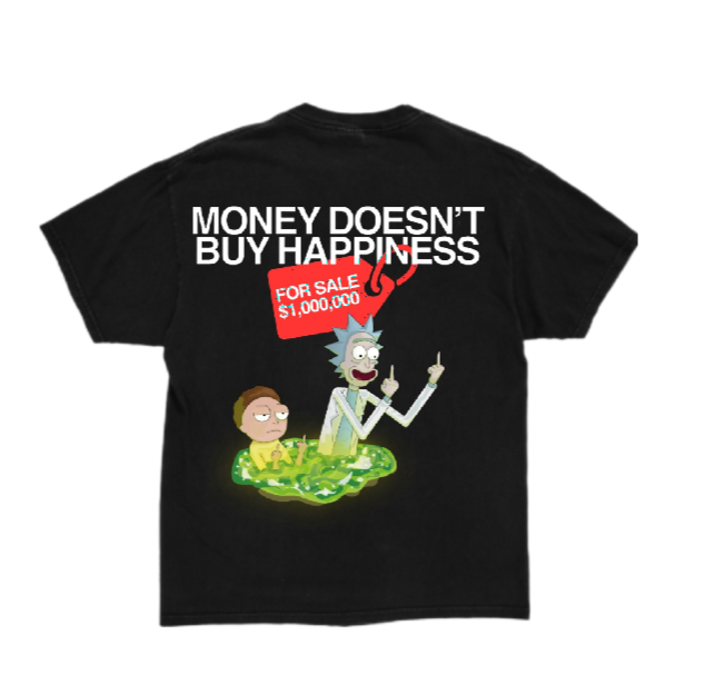 Rick n Morty w/ Carti Happiness Tee